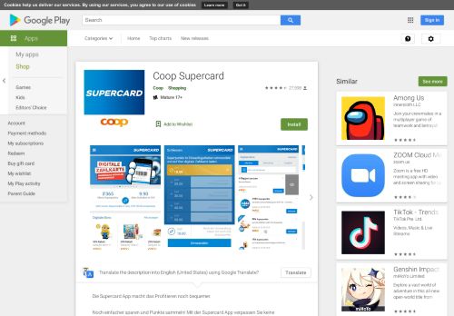 
                            13. Coop Supercard – Apps bei Google Play