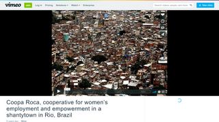 
                            9. Coopa Roca, cooperative for women's employment and ... - Vimeo