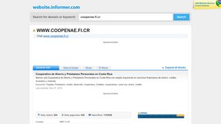 
                            12. coopenae.fi.cr at WI. Coopenae - La Cooperativa de ahorro y crédito ...
