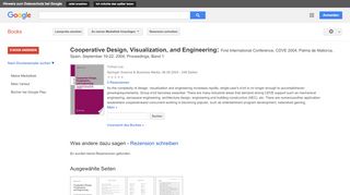 
                            13. Cooperative Design, Visualization, and Engineering: First ...