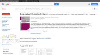 
                            5. Cooperative Information Systems: 9th International Conference, ...
