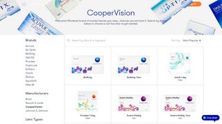 
                            8. CooperVision Contact Lenses | 1-800 CONTACTS