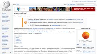 
                            13. CooperVision - Wikipedia