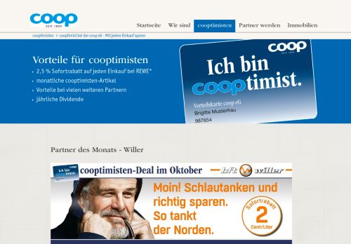 
                            2. cooptimist bei der coop eG - Mit jedem Einkauf sparen - coop.de