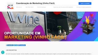 
                            9. Coordenação de Marketing (Vinho Fácil) - Wine.com.br - Gupy