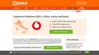 
                            9. Copertura Vodafone ADSL e internet fibra: come verificarla | Facile.it