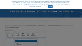 
                            13. Copia de seguridad de datos en Dropbox con Uranium Backup