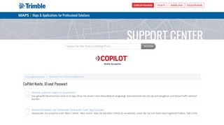 
                            2. CoPilot Konto, ID und Passwort : CoPilot App Stores
