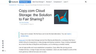 
                            3. Copy.com Cloud Storage: the Solution to Fair Sharing? - Cloudwards.net