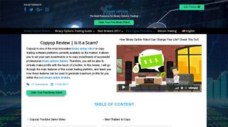 
                            8. Copyop Review | Is it a Scam? Full Investigation - Binary Option Robot