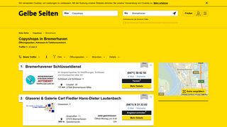 
                            6. Copyshops Bremerhaven | Gute Bewertung jetzt lesen - Gelbe Seiten