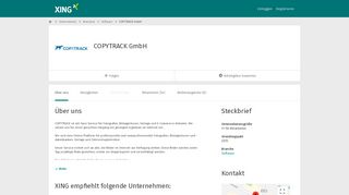 
                            13. COPYTRACK GmbH als Arbeitgeber | XING Unternehmen