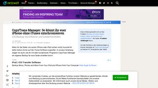
                            8. CopyTrans Suite: So synchronisiert ihr euer iPhone ohne iTunes am PC