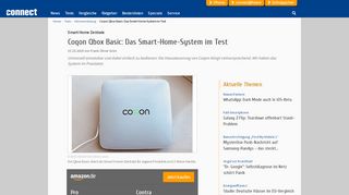 
                            6. Coqon Qbox Basic: Das Smart-Home-System im Test - connect