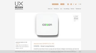 
                            7. COQON – Smart Living Solution – UX Design Awards