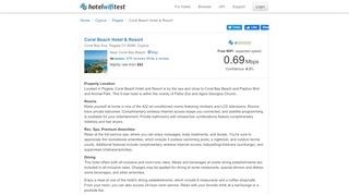 
                            1. Coral Beach Hotel & Resort - Hotel WiFi Test