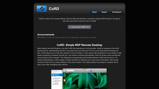 
                            5. CoRD: Remote Desktop for Mac OS X
