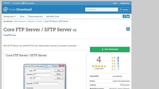 
                            12. Core FTP Server / SFTP Server | heise Download