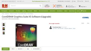 
                            6. Corel CorelDRAW Graphics Suite X5 Software CDGSX5ENHBBUG B&H