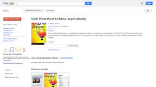 
                            8. Corel Photo-Paint X4 Biblia (angol változat)