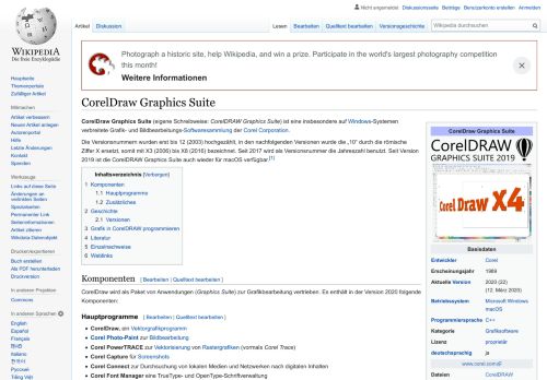 
                            8. CorelDraw Graphics Suite – Wikipedia