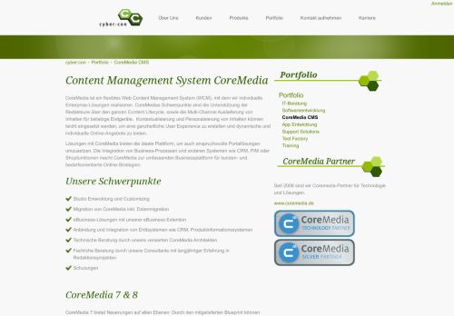 
                            6. CoreMedia CMS - cyber:con