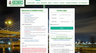 
                            9. COREN Portal | Login