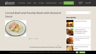 
                            9. Corned-Beef-and-Parship-Mash-with-Mustard-Sauce | Gleeson ...