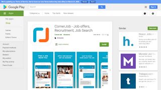 
                            6. CornerJob - Job offers, Recruitment, Job Search - Apps on Google Play