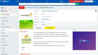 
                            11. Coromandel Dealer Connect – (Android Apps) — AppAgg
