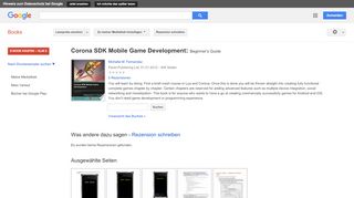 
                            7. Corona SDK Mobile Game Development: Beginner's Guide