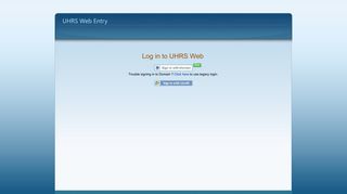 
                            3. CorpnetNew - UHRS Web Entry: Login