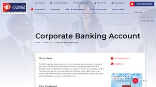 
                            13. Corporate Banking Account - CBZ Holdings