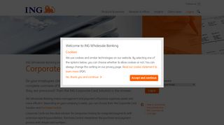 
                            1. Corporate Card Solution | ING WB