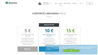 
                            3. Corporate Carsharing Preise - Fleetster