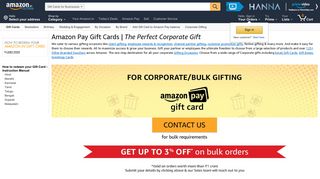 
                            5. Corporate Gift cards & Vouchers: Buy bulk gift cards for ... - Amazon.in