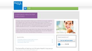 
                            12. Corporate health for employees - Bupa