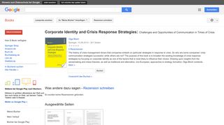 
                            8. Corporate Identity and Crisis Response Strategies: Challenges and ...