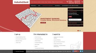 
                            1. Corporate Internet Banking - IndusInd Bank