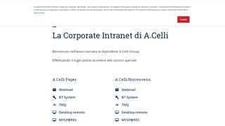 
                            8. Corporate Intranet | A.Celli Group