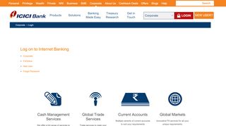 
                            3. Corporate Login - ICICI Bank