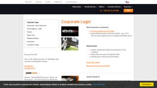 
                            10. Corporate Login - Sixt