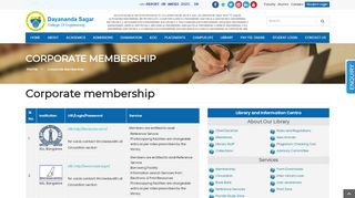 
                            12. Corporate Membership - DSCE