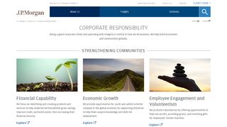 
                            10. Corporate Responsibility | J.P. Morgan