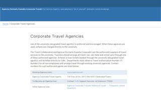 
                            11. Corporate Travel Agencies - Accounts Payable - Finance Division