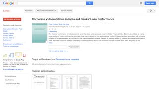 
                            13. Corporate Vulnerabilities in India and Banks' Loan Performance