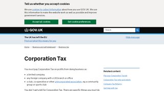 
                            5. Corporation Tax - GOV.UK