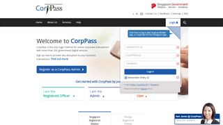 
                            3. CorpPass - Login
