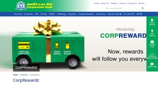 
                            5. CorpRewardz | Corporation Bank