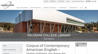 
                            11. Corpus of Contemporary American English - Instructions on how to ...